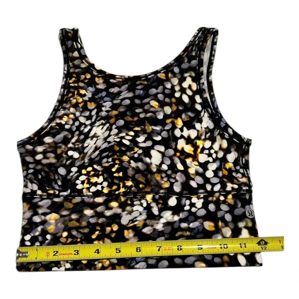 Lululemon Power Pivot Tank Metropolis Glow Women's 4 Cropped Athletic‎ NWT
